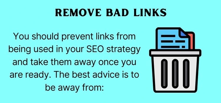 Remove bad links